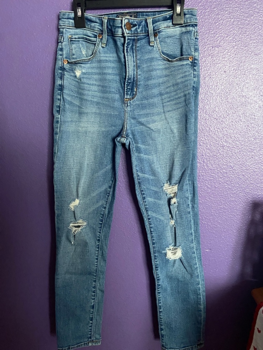 Abercrombie & Fitch Simone High-Rise Ankle Jeans